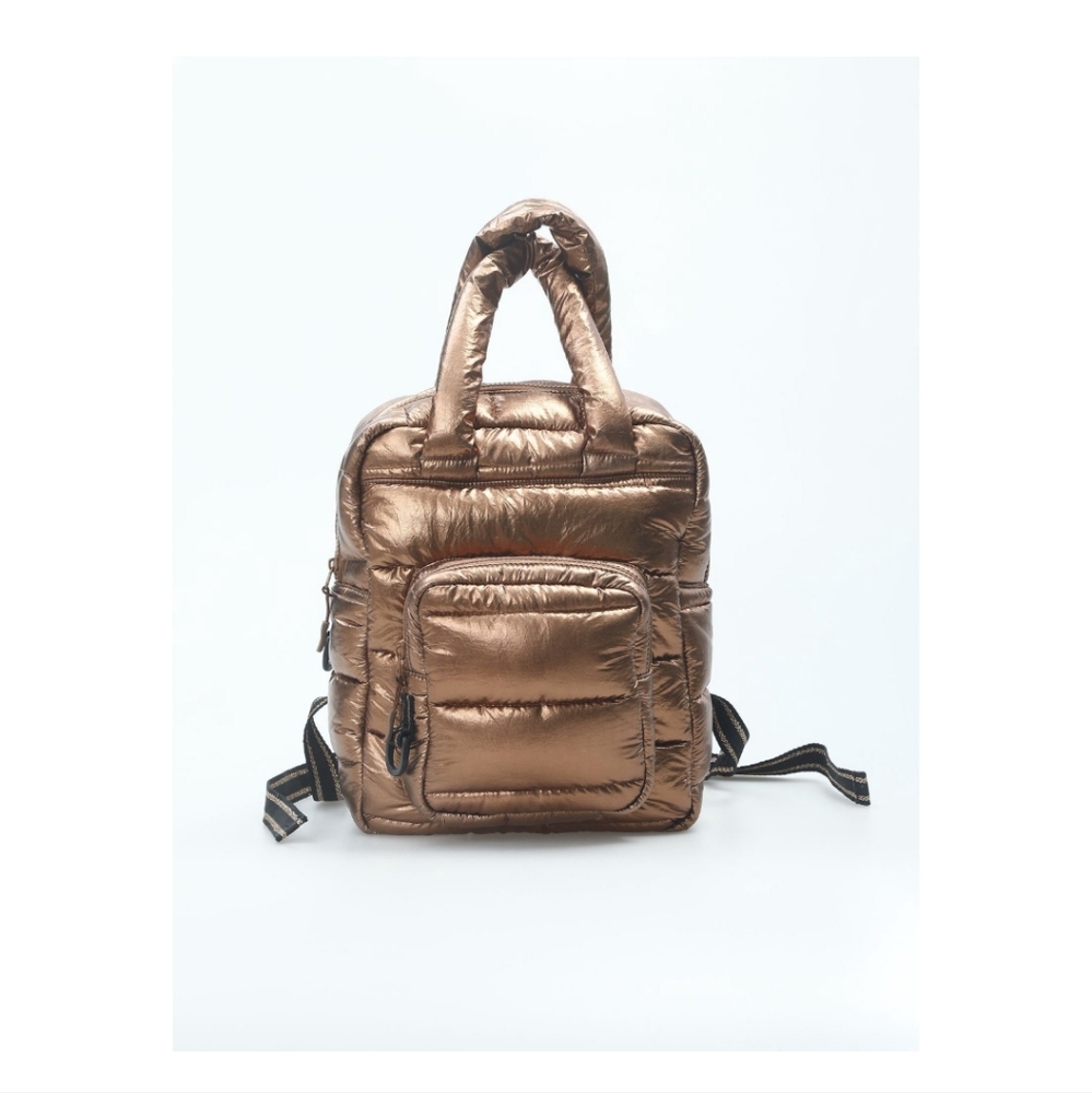 No Boundaries Puffy Square Backpack